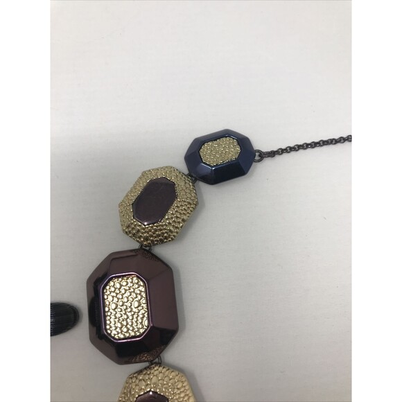 Lot of 2 VTG Liz Claiborne w BB Hangtag Necklace Bib & Multi Color Chunky - Picture 3 of 11